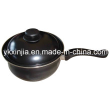 Küchenartikel Carbon Steel Non-Stick Milk Pot mit Carbon Stahl Deckel